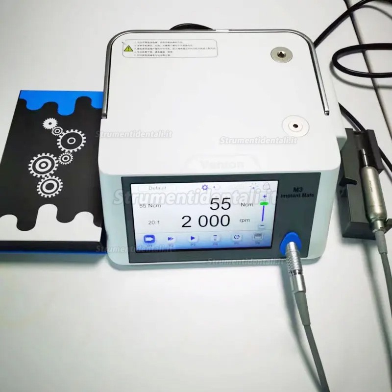 Motore implantare brushless dentale, Physiodispenser Mate M3